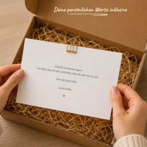 Befüllte Geschenkbox Danke – Geschenk „Dankeschön“ (Set 5)