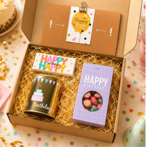 Geschenkbox zum Geburtstag „Happy Birthday to you!“ (Set 16)