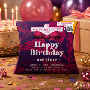 Glückslicht „Happy Birthday“ Me-Time (mit Hörerlebnis)