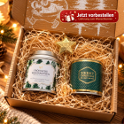Gefüllte Geschenkbox Weihnachten – Ausgefallenes Weihnachtsgeschenk (Schneekugel – Set 8)