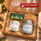 Gefüllte Geschenkbox „Frohe Weihnachten“ – Besonderes Weihnachtsgeschenk (Lichterkette Set 3)
