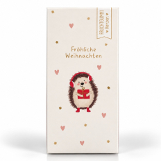 Fruchtgummi Herzen „Fröhliche Weihnachten“ (Igel)