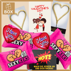 Geschenkbox „Du Ich läuft“ - rosa (Set 1)