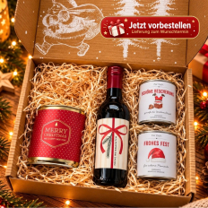 Geschenkbox Weihnachten – Originelles Weihnachtsgeschenk (Schneekugel – Set 5)