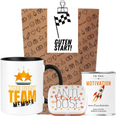 Geschenktüte Onboarding – Willkommensgeschenk „Guten Start!“ (Set 7)