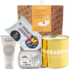 Geschenktüte Ruhestandsgeschenk „Genieße den Ruhestand!“ (Set 7)