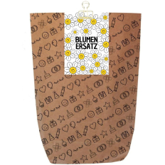 Geschenktüte BLUMENERSATZ - zum Befüllen