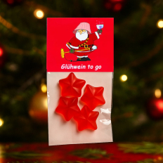 Kleine Naschtüte Fruchtgummi „Glühwein to go“