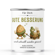 Nusscocktail Gute Besserung – werd schnell wieder gesund