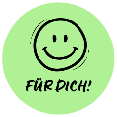 Geschenktüte mit Stickerverschluss