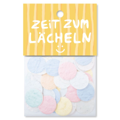 Blumensamenkonfetti „Zeit zum Lächeln“ - Kleiner Blumenersatz