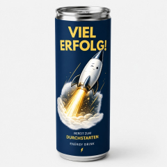 Dose Energy Drink Viel Erfolg – bereit zum Durchstarten