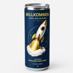 Dose Energy Drink Willkommen – für einen erfolgreichen Start