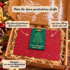 Geschenkbox Weihnachten „Frohe Weihnachten liebes Team“ – Mitarbeitergeschenk (Set 1)