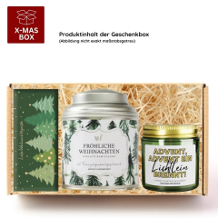 Gefüllte Geschenkbox Weihnachten „Frohe Weihnachten liebes Team“ – Mitarbeitergeschenk (Set 4)