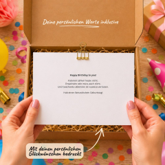 Geschenkbox zum Geburtstag „Happy Birthday to you!“ (Set 15)
