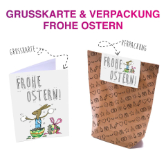 Geschenktüte FROHE OSTERN - zum selber Befüllen