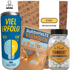 Geschenktüte Onboarding – Willkommensgeschenk „Start-Button“ (Set 3)