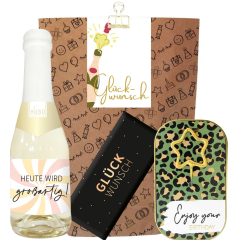 Geschenktüte Glückwunsch – Geschenk zum Geburtstag (Set 4)