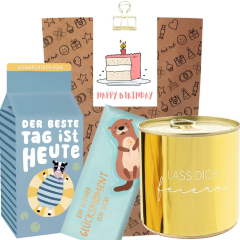 Geschenktüte „Happy Birthday!“ (Set 8 – Geburtstagskuchen)
