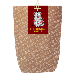 Geschenktüte „Christmas warm up“ – Lustige Geschenkverpackung Weihnachten - zum Befüllen