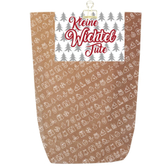 Geschenktüte X-MAS ICON - KLEINE WICHTEL TÜTE - zum Befüllen