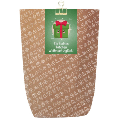 Schöne Geschenkverpackung für Weihnachtsgeschenke „Weihnachtsglück“
