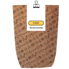 Geschenktüte Onboarding – Willkommensgeschenk „Start-Button“ – zum Befüllen