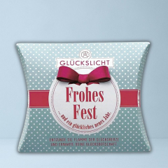 Glückslicht FROHES FEST - gepunktet