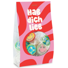 Geschenktüte zum Geburtstag „Von Herzen für dich!“ (Set 8)