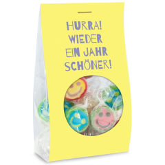 Lustige Geschenktüte zum 40. Geburtstag „39 Plus“ (Set 5)