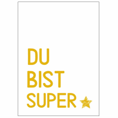 Geschenktüte „Du bist super„ – zum selber Befüllen
