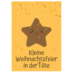 Minicard KLEINE WEIHNACHTSFEIER IN DER TÜTE