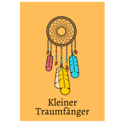 Minicard zur Aufmunterung - Kleiner Traumfänger