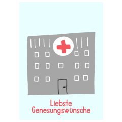 Minicard LIEBSTE GENESUNGSWÜNSCHE