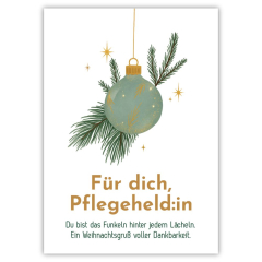 Geschenktüte Weihnachten – Für Pflegekräfte / Pflegeheld:in - zum Befüllen