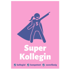 Geschenktüte „Super Kollegin“ – zum Befüllen