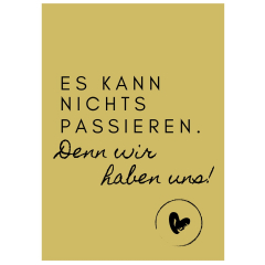Geschenktüte zur Aufmunterung „Es kann nicht`s passieren...“ – zum Befüllen