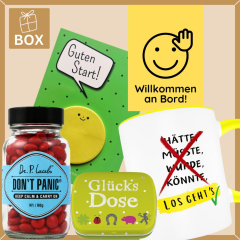 Onboarding Box – Welcome Kit „Willkommen an Bord!“ (Set 2)