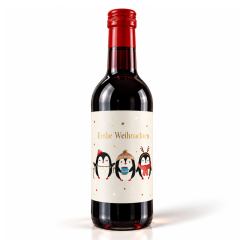 Glühwein „Frohe Weihnachten“ (Pinguine)