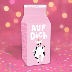 Schaumzucker-Kühe „Auf dich“