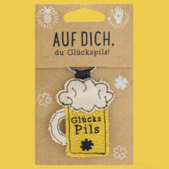 Schlüsselanhänger aus Ananas-Faser