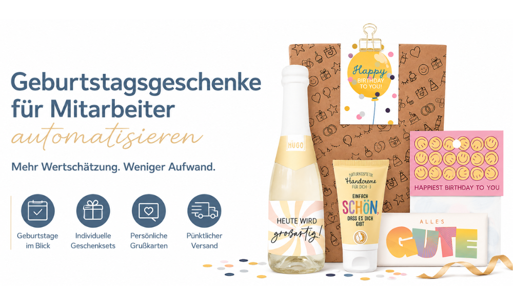Geburtstagsgeschenke für Mitarbeiter automatisieren