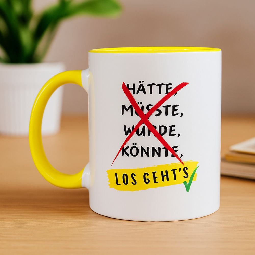 Becher Los gehts