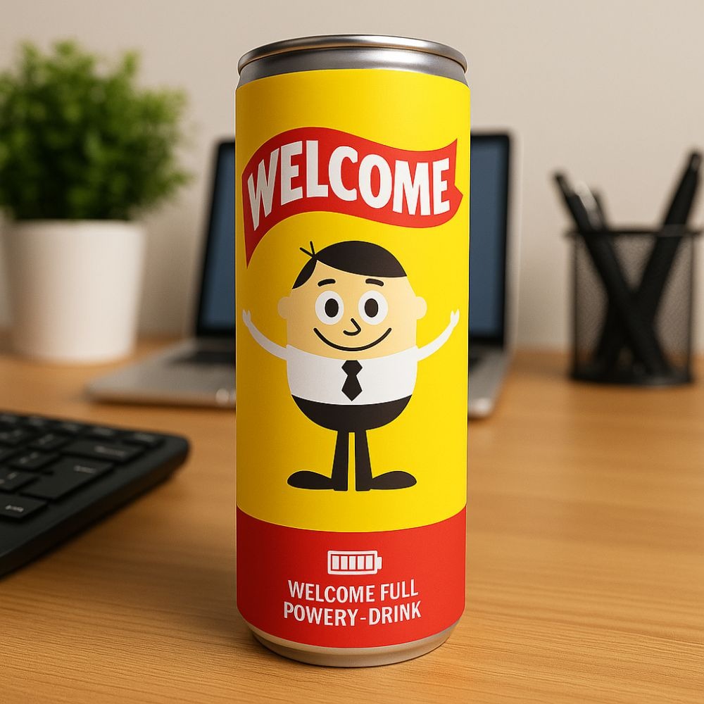 Energy Drink Welcome