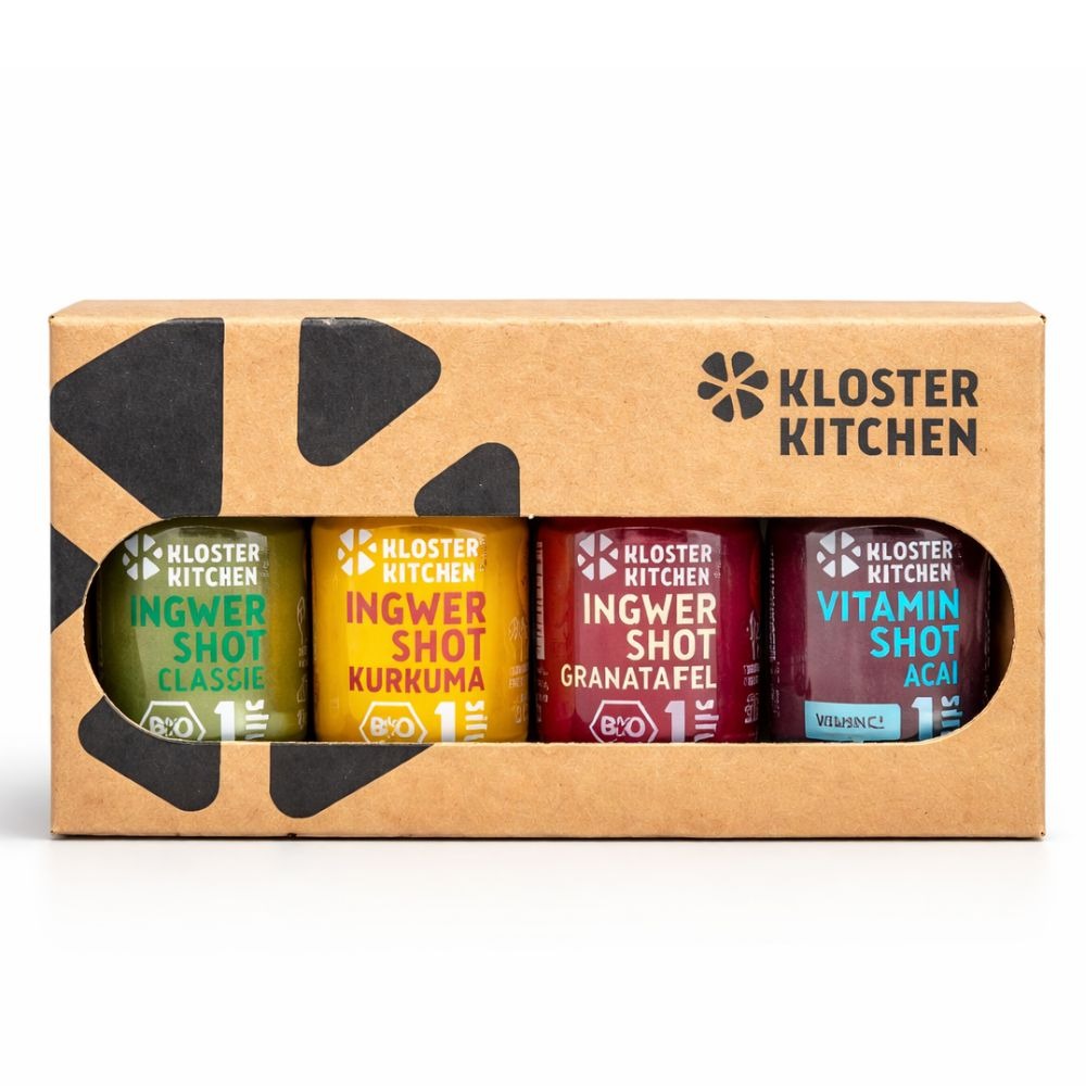 Kloster Kitchen Bio 4er-Mix Ingwer-Shots